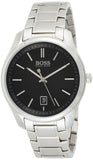 Buy Shop Hugo Boss Governer Black Dial Silver Steel Strap Watch for Men - 1513488 USA Online