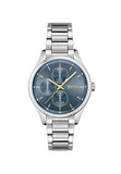 Buy Shop Hugo Boss Grand Course Blue Dial Silver Steel Strap Watch for Women - 1502583 USA Online