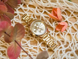 Buy Shop Hugo Boss Grand Course Gold Dial Gold Steel Strap Watch for Women - 1502584 USA Online