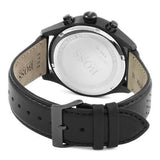 Buy Shop Hugo Boss Grand Prix Black Dial Black Leather Strap Watch for Men - 1513474 USA Online