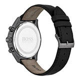 Buy Shop Hugo Boss Grand Prix Black Dial Black Leather Strap Watch for Men - 1513474 USA Online