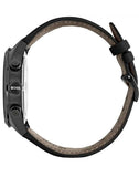 Buy Shop Hugo Boss Grand Prix Black Dial Black Leather Strap Watch for Men - 1513474 USA Online