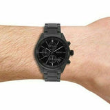 Buy Shop Hugo Boss Grand Prix Black Dial Black Steel Strap Watch for Men - 1513676 USA Online