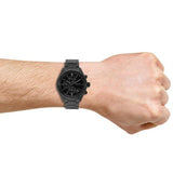 Buy Shop Hugo Boss Grand Prix Black Dial Black Steel Strap Watch for Men - 1513676 USA Online