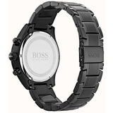 Buy Shop Hugo Boss Grand Prix Black Dial Black Steel Strap Watch for Men - 1513676 USA Online