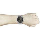 Buy Shop Hugo Boss Grand Prix Black Dial Two Tone Steel Strap Watch for Men - 1513473 USA Online