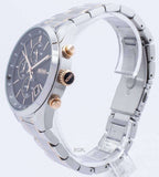 Buy Shop Hugo Boss Grand Prix Black Dial Two Tone Steel Strap Watch for Men - 1513473 USA Online