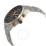 Buy Shop Hugo Boss Grand Prix Black Dial Two Tone Steel Strap Watch for Men - 1513473 USA Online