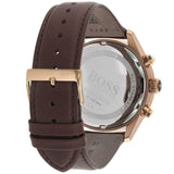 Buy Shop Hugo Boss Grand Prix Blue Dial Brown Leather Strap Watch for Men - 1513604 USA Online