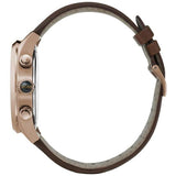 Buy Shop Hugo Boss Grand Prix Blue Dial Brown Leather Strap Watch for Men - 1513604 USA Online