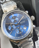 Buy Shop Hugo Boss Grand Prix Blue Dial Silver Steel Strap Watch for Men - 1513478 USA Online