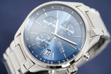 Buy Shop Hugo Boss Grand Prix Blue Dial Silver Steel Strap Watch for Men - 1513478 USA Online