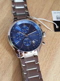 Buy Shop Hugo Boss Grand Prix Blue Dial Silver Steel Strap Watch for Men - 1513478 USA Online