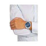 Buy Shop Hugo Boss Grand Prix Blue Dial Silver Steel Strap Watch for Men - 1513478 USA Online