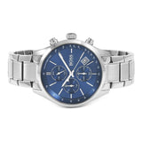 Buy Shop Hugo Boss Grand Prix Blue Dial Silver Steel Strap Watch for Men - 1513478 USA Online