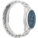 Buy Shop Hugo Boss Grand Prix Blue Dial Silver Steel Strap Watch for Men - 1513478 USA Online