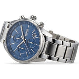 Buy Shop Hugo Boss Grand Prix Blue Dial Silver Steel Strap Watch for Men - 1513478 USA Online