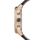 Buy Shop Hugo Boss Grand Prix Brown Dial Brown Leather Strap Watch for Men - 1513605 USA Online