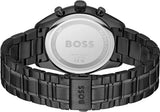 Buy Shop Hugo Boss Grand Prix Chronograph Black Dial Black Steel Strap Watch for Men - 1514298 USA Online
