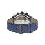 Buy Shop Hugo Boss Grand Prix Chronograph Black Dial Blue Leather Strap Watch for Men - 1513563 USA Online