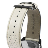 Buy Shop Hugo Boss Grand Prix Chronograph Black Dial Grey Leather Strap Watch for Men - 1513562 USA Online