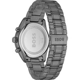 Buy Shop Hugo Boss Grand Prix Chronograph Green Dial Gunmetal Grey Steel Strap Watch for Men - 1514228 USA Online