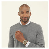 Buy Shop Hugo Boss Grand Prix Chronograph Green Dial Two Tone Steel Strap Watch for Men - 1514227 USA Online