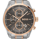 Buy Shop Hugo Boss Grand Prix Chronograph Grey Dial Two Tone Steel Strap Watch for Men - 1514252 USA Online