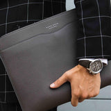 Buy Shop Hugo Boss Grand Prix Grey Dial Brown Leather Strap Watch for Men - 1513476 USA Online