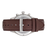 Buy Shop Hugo Boss Grand Prix Grey Dial Brown Leather Strap Watch for Men - 1513476 USA Online