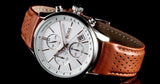 Buy Shop Hugo Boss Grand Prix White Dial Brown Leather Strap Watch for Men - 1513475 USA Online