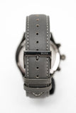 Buy Shop Hugo Boss Grand Prix White Dial Grey Leather Strap Watch for Men - 1513633 USA Online