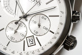 Buy Shop Hugo Boss Grand Prix White Dial Grey Leather Strap Watch for Men - 1513633 USA Online