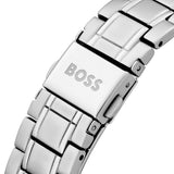 Buy Shop Hugo Boss Grand Tour Chronograph Ice Blue Dial Silver Steel Strap Watch for Women - 1502767 USA Online