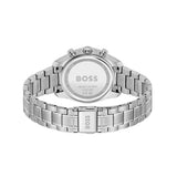 Buy Shop Hugo Boss Grand Tour Chronograph Pink Mother of Pearl Dial Silver Steel Strap Watch for Women - 1502765 USA Online