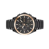 Buy Shop Hugo Boss Grandmaster Black Dial Black Steel Strap Watch for Men - 1513885 USA Online