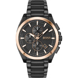Buy Shop Hugo Boss Grandmaster Black Dial Black Steel Strap Watch for Men - 1513885 USA Online