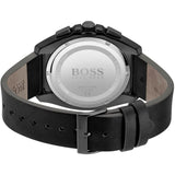 Buy Shop Hugo Boss Grandmaster Blue Dial Black Leather Strap Watch for Men - 1513883 USA Online