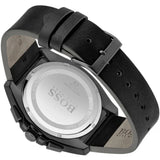 Buy Shop Hugo Boss Grandmaster Blue Dial Black Leather Strap Watch for Men - 1513883 USA Online