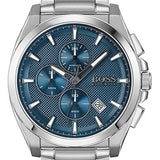 Buy Shop Hugo Boss Grandmaster Blue Dial Silver Steel Strap Watch for Men - 1513884 USA Online