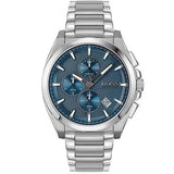 Buy Shop Hugo Boss Grandmaster Blue Dial Silver Steel Strap Watch for Men - 1513884 USA Online