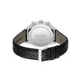 Buy Shop Hugo Boss Gregor Chronograph Black Dial Black Leather Strap Watch for Men - 1514049 USA Online