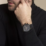 Buy Shop Hugo Boss Gregor Chronograph Black Dial Black Mesh Bracelet Watch For Men - 1514065 USA Online