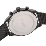 Buy Shop Hugo Boss Gregor Chronograph Black Dial Black Mesh Bracelet Watch For Men - 1514065 USA Online