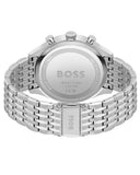 Buy Shop Hugo Boss Gregor Chronograph Black Dial Silver Steel Strap Watch For Men - 1514082 USA Online