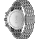 Buy Shop Hugo Boss Gregor Chronograph Blue Dial Grey Steel Strap Watch For Men - 1514083 USA Online
