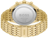 Buy Shop Hugo Boss Gregor Chronograph Grey Dial Gold Steel Strap Watch For Men - 1514051 USA Online