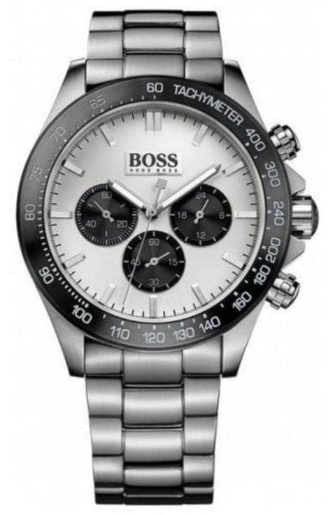 Buy Shop Hugo Boss Ikon White Dial Silver Steel Strap Watch for Men - 1512964 USA Online