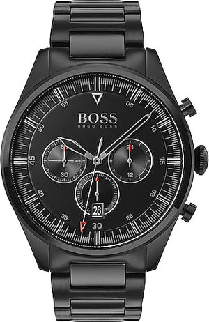 Buy Shop Hugo Boss Pioneer Black Dial Black Steel Strap Watch for Men - 1513714 USA Online