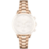 Hugo Boss Carnation Gold Dial Gold Steel Strap Watch for Women - 1502592